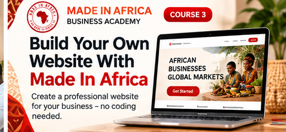 Build Your Own Website With Made In Africa