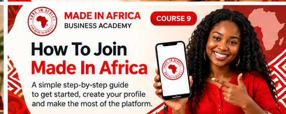 How To Join Made In Africa